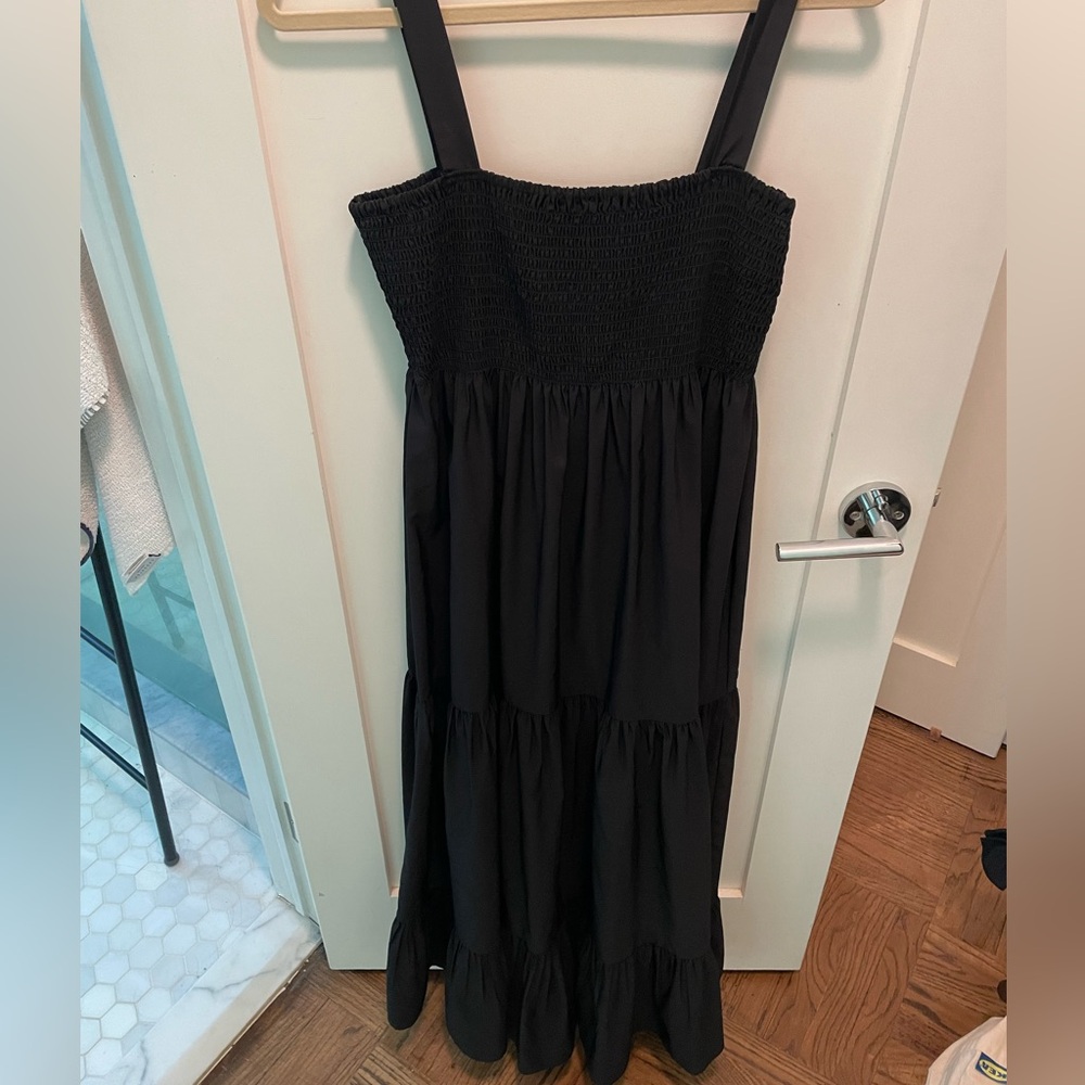 NWT Zara black maxi dress size M.